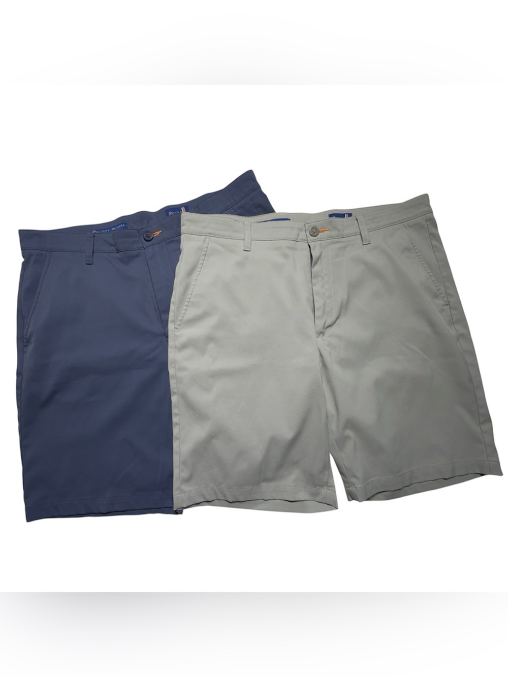 Stitchs Britches Two Pairs Shorts Men’s 35 Blue and Gray Golf Performance Shorts
